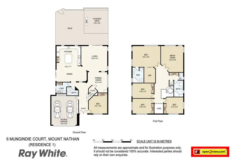 Floorplan of Homely house listing, 6 Mungindie Court, Mount Nathan QLD 4211