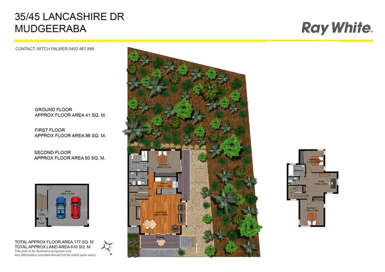 Floorplan of Homely house listing, Villa 35 'Jacaranda Villas' 45 Lancashire Drive, Mudgeeraba QLD 4213