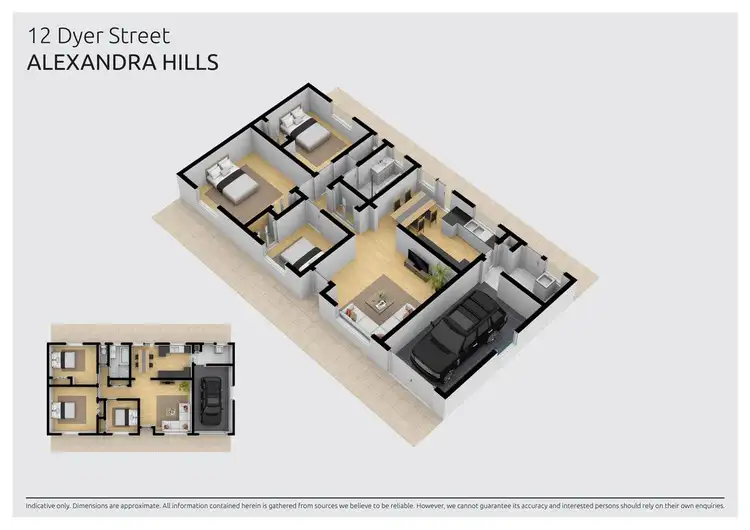 Floorplan of Homely house listing, 12 Dyer Street, Alexandra Hills QLD 4161