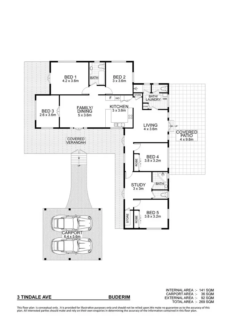 Floorplan of Homely house listing, 3 Tindale Avenue, Buderim QLD 4556