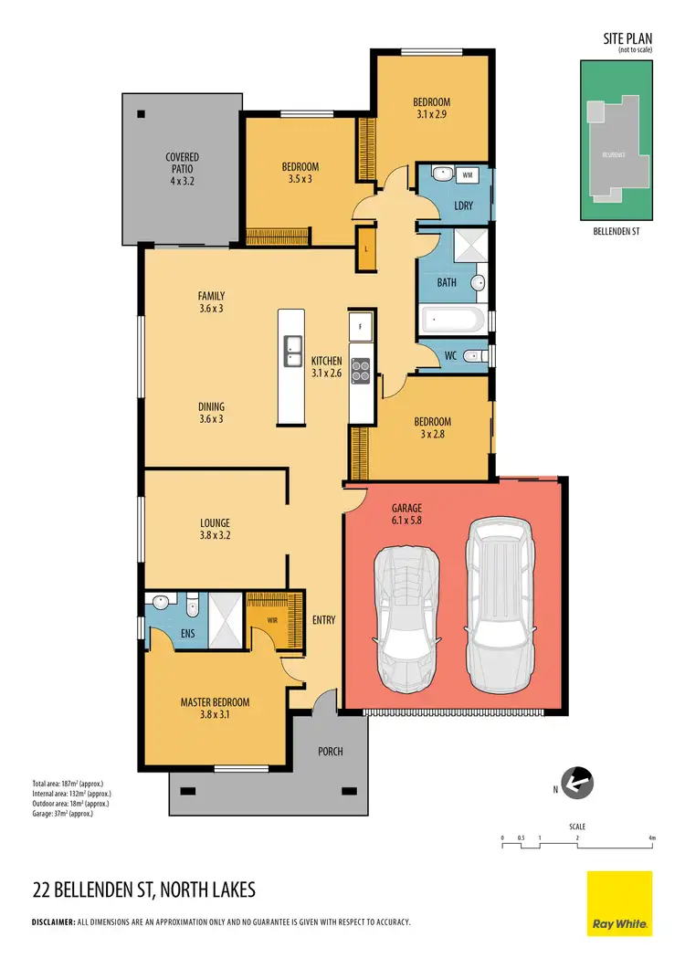 Floorplan of Homely house listing, 22 Bellenden Street, North Lakes QLD 4509