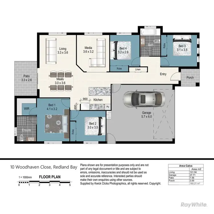 Floorplan of Homely house listing, 10 Woodhaven Close, Redland Bay QLD 4165