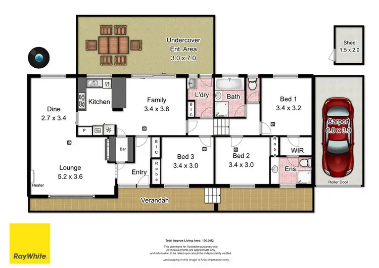 Floorplan of Homely house listing, 6 Valkyrie Street, Hallett Cove SA 5158