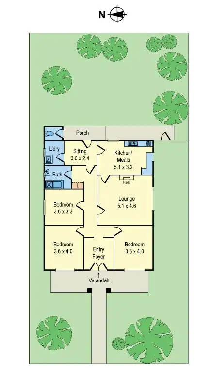Floorplan of Homely house listing, 20 Bailey Avenue, St Kilda East VIC 3183