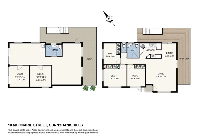 Floorplan of Homely house listing, 10 Moonarie Street, Sunnybank Hills QLD 4109