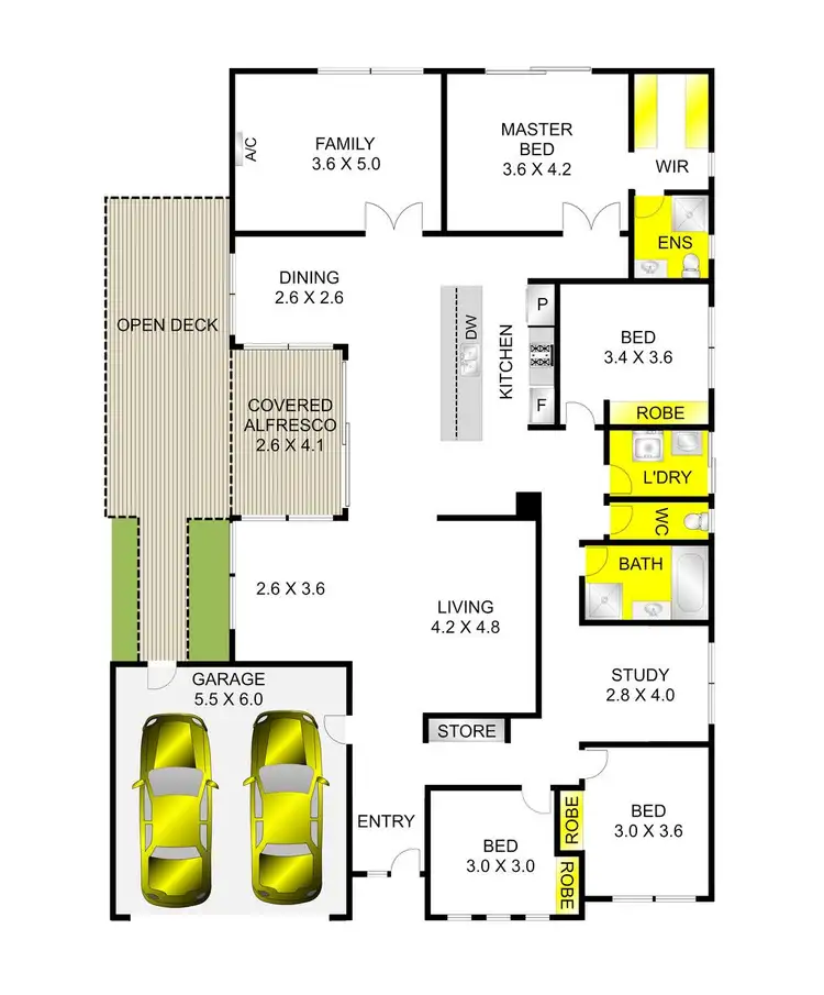 Floorplan of Homely house listing, 38 Daly Boulevard, Highton VIC 3216