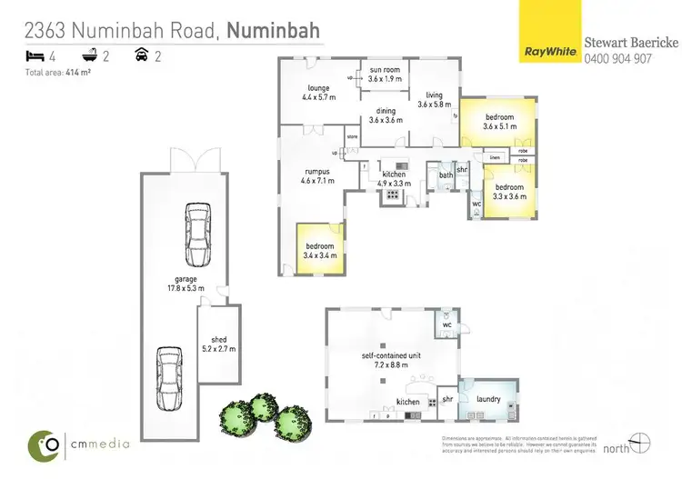 Floorplan of Homely house listing, 2363 Numinbah Road, Numinbah NSW 2484