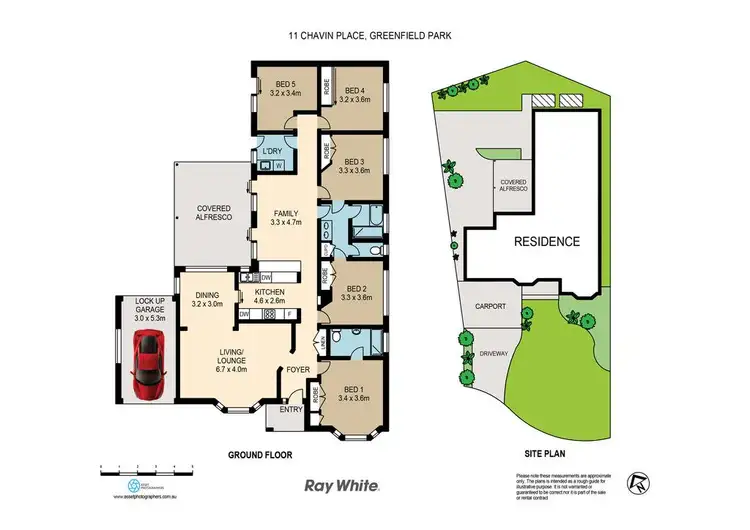 Floorplan of Homely house listing, 11 Chavin Place, Greenfield Park NSW 2176