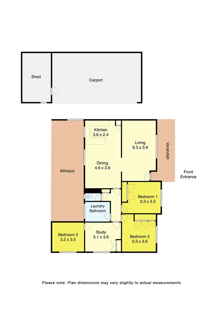 Floorplan of Homely rural property listing, 51 Wades Lane, Ross Creek VIC 3351