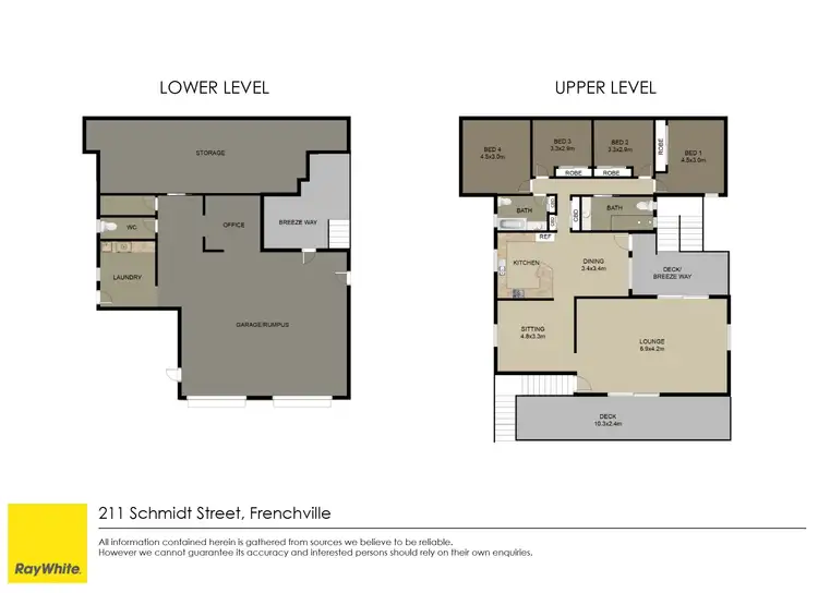 Floorplan of Homely house listing, 211 Schmidt Street, Frenchville QLD 4701