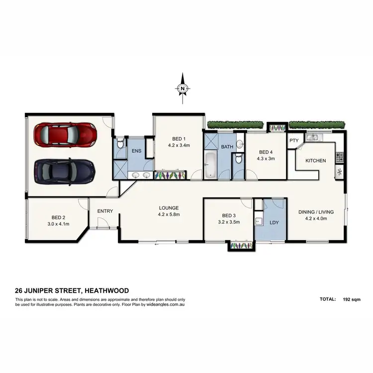 Floorplan of Homely house listing, 26 Juniper Street, Heathwood QLD 4110