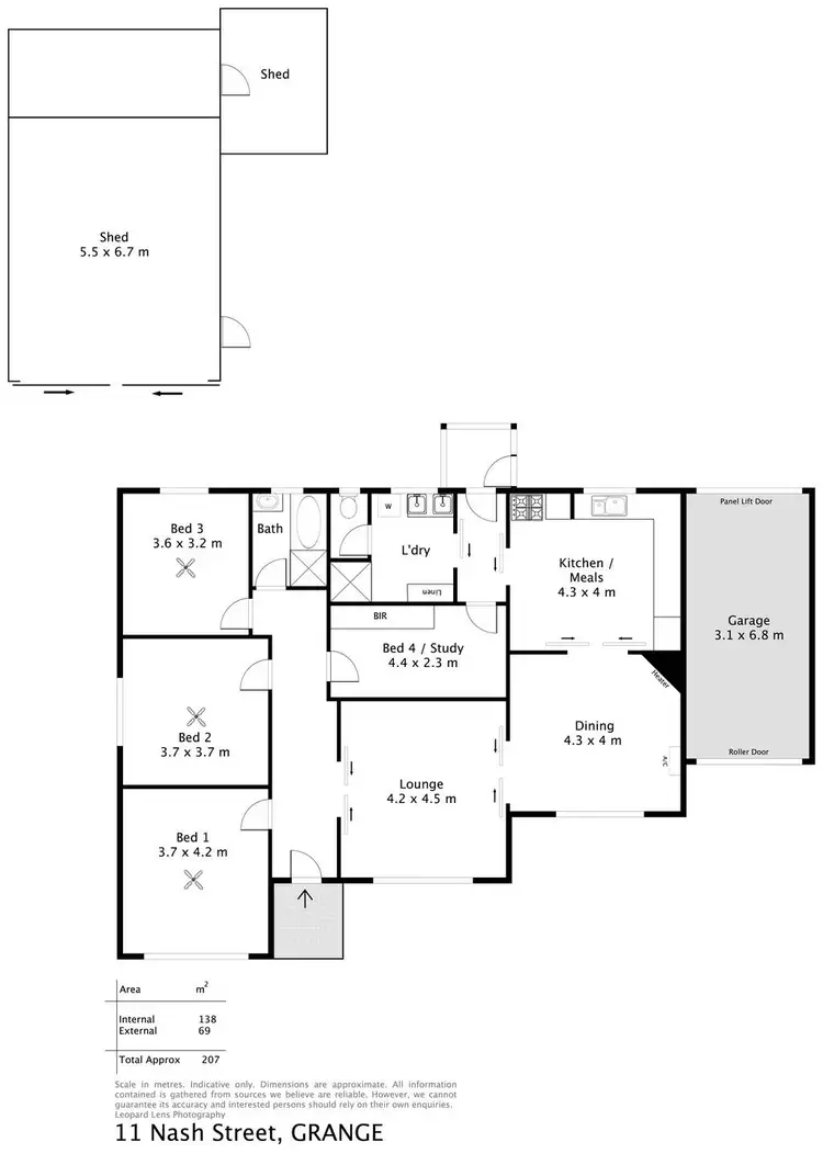 Floorplan of Homely house listing, 11 Nash Street, Grange SA 5022