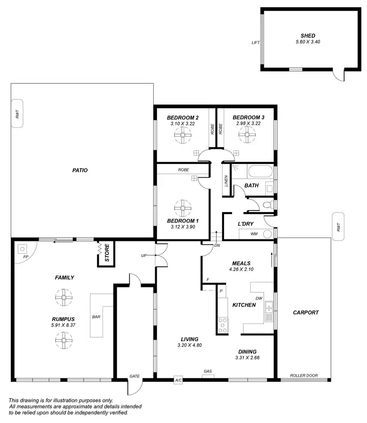 Floorplan of Homely house listing, 10 Wongabeena Drive, Surrey Downs SA 5126