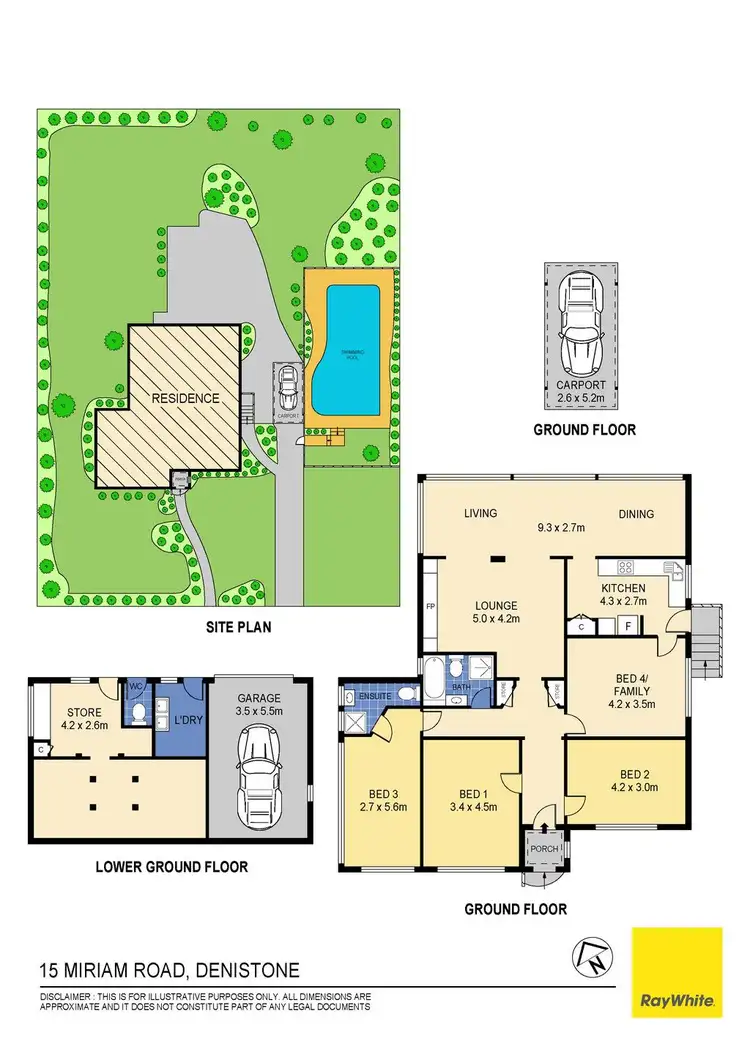 Floorplan of Homely house listing, 15 Miriam Road, Denistone NSW 2114