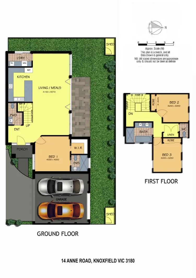 Floorplan of Homely townhouse listing, 3/14 Anne Road, Knoxfield VIC 3180