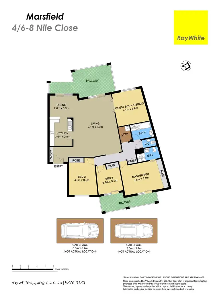 Floorplan of Homely unit listing, 4/6-8 Nile Close, Marsfield NSW 2122