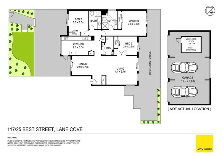 Floorplan of Homely apartment listing, 117/25 Best Street, Lane Cove NSW 2066