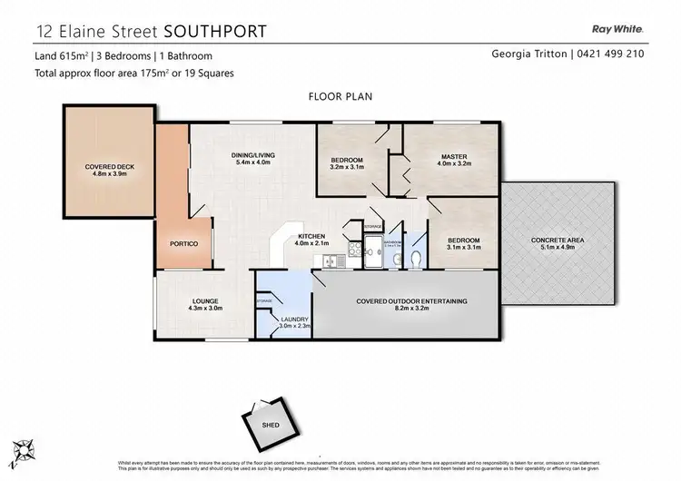Floorplan of Homely house listing, 12 Elaine Street, Southport QLD 4215