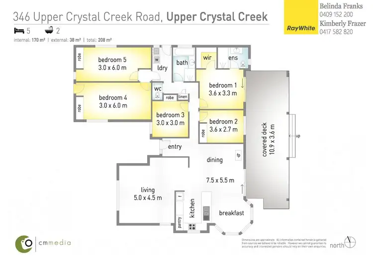 Floorplan of Homely rural property listing, 346 Upper Crystal Creek Road, Upper Crystal Creek NSW 2484