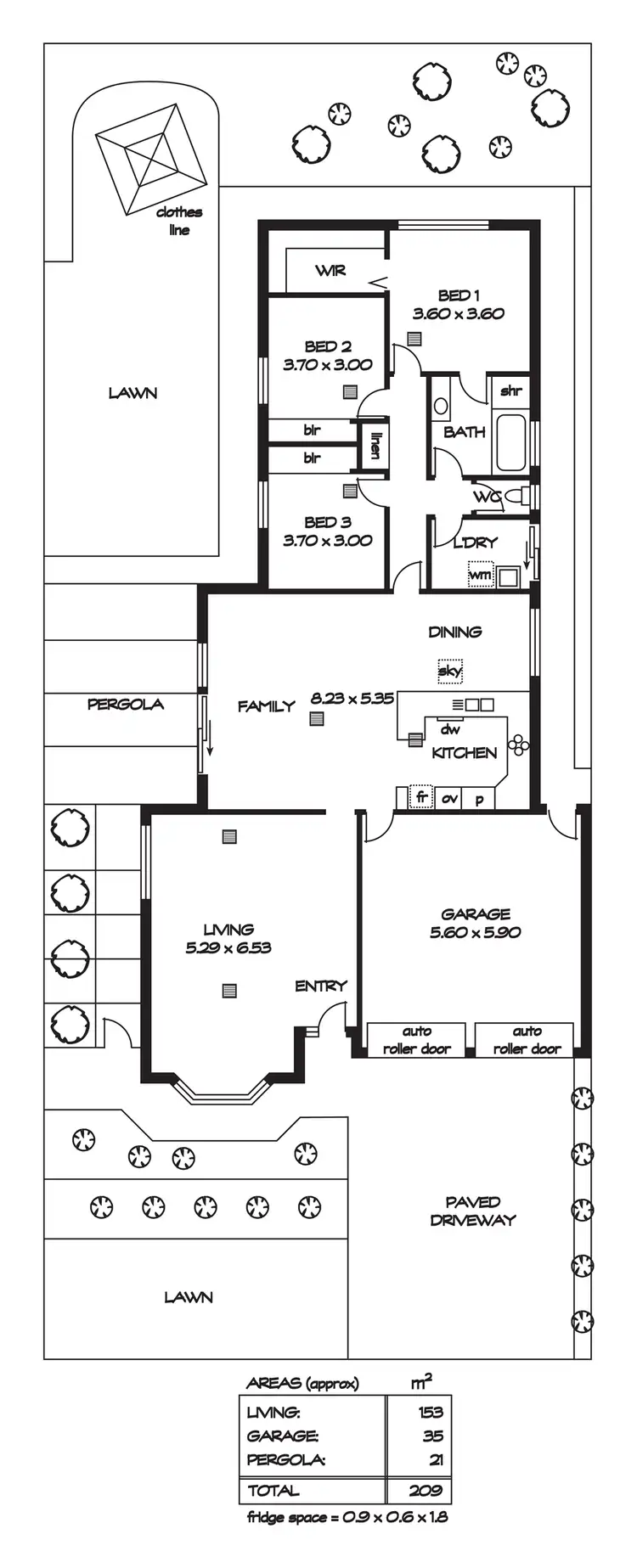 Floorplan of Homely house listing, 15 Legacy Crescent, Modbury North SA 5092