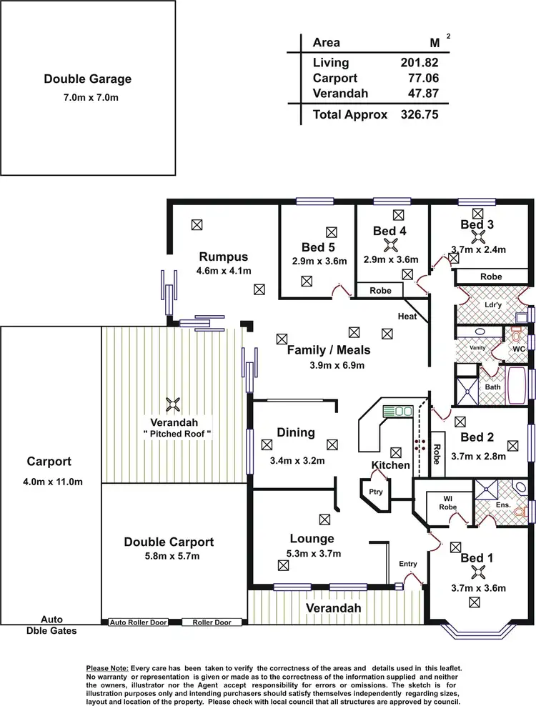 Floorplan of Homely house listing, 20 Yeovil Circuit, Craigmore SA 5114