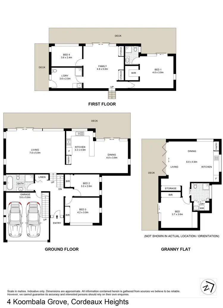 Floorplan of Homely house listing, 4 Koombala Grove, Cordeaux Heights NSW 2526