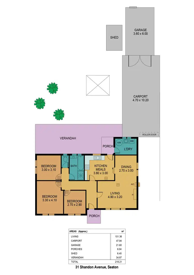 Floorplan of Homely house listing, 31 Shandon Avenue, Seaton SA 5023