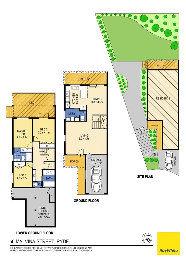 Floorplan of Homely other listing, 50 Malvina Street, Ryde NSW 2112
