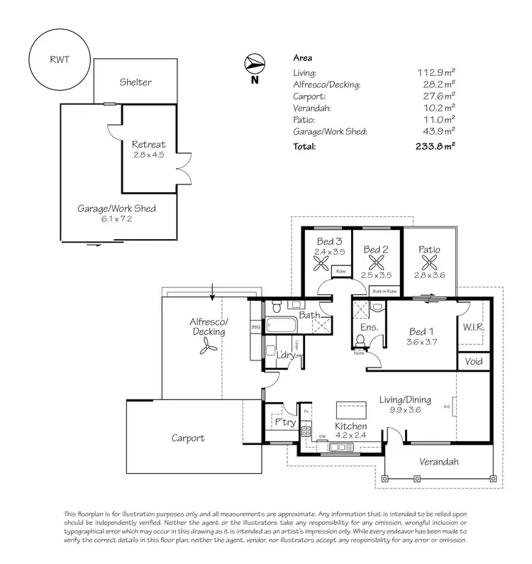 Floorplan of Homely house listing, 8A Angus Road, Echunga SA 5153