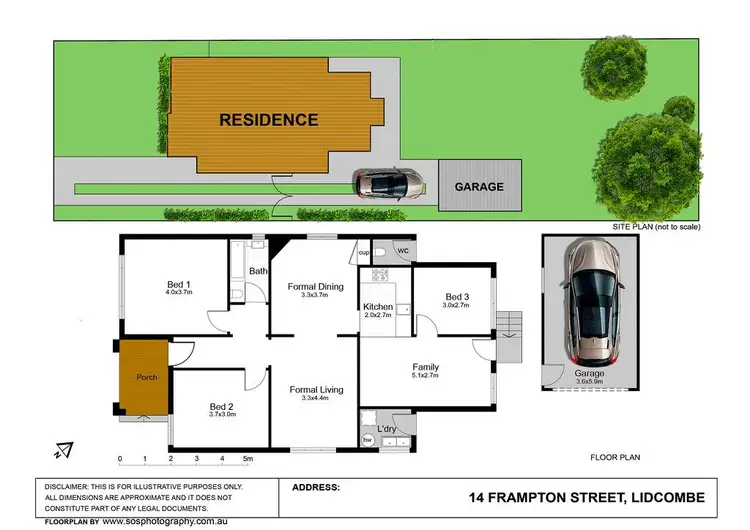 Floorplan of Homely house listing, 14 Frampton Street, Lidcombe NSW 2141