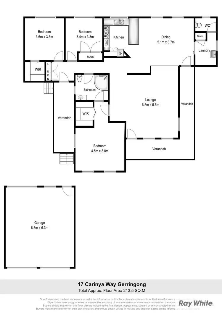 Floorplan of Homely house listing, 17 Carinya Way, Gerringong NSW 2534