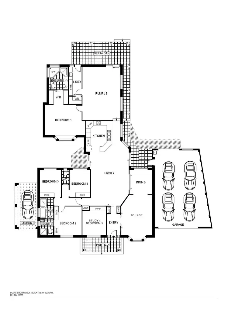 Floorplan of Homely house listing, 24 Campaspe Circuit, Kaleen ACT 2617