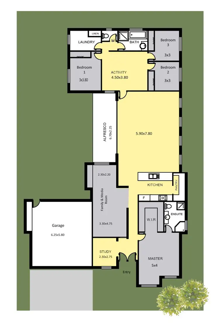Floorplan of Homely house listing, 30 Phaeton Street, Upper Coomera QLD 4209