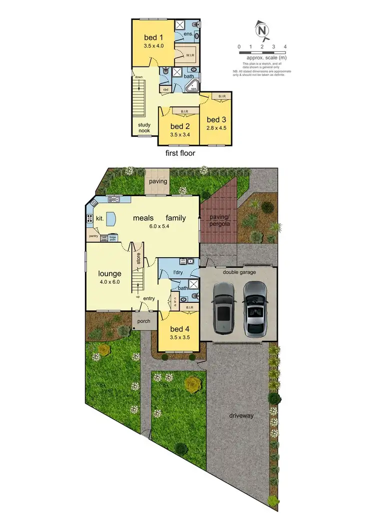 Floorplan of Homely house listing, 1/26 Seaview Crescent, Mulgrave VIC 3170