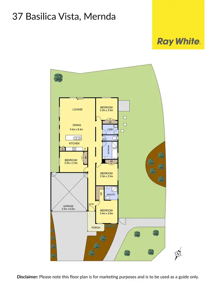 Floorplan of Homely house listing, 37 Basilica Vista, Mernda VIC 3754