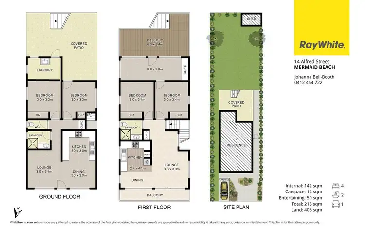 Floorplan of Homely house listing, 14 Alfred Street, Mermaid Beach QLD 4218