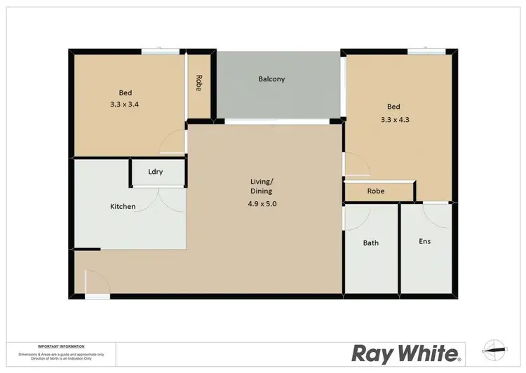Floorplan of Homely apartment listing, 403/38 Smart Street, Charlestown NSW 2290