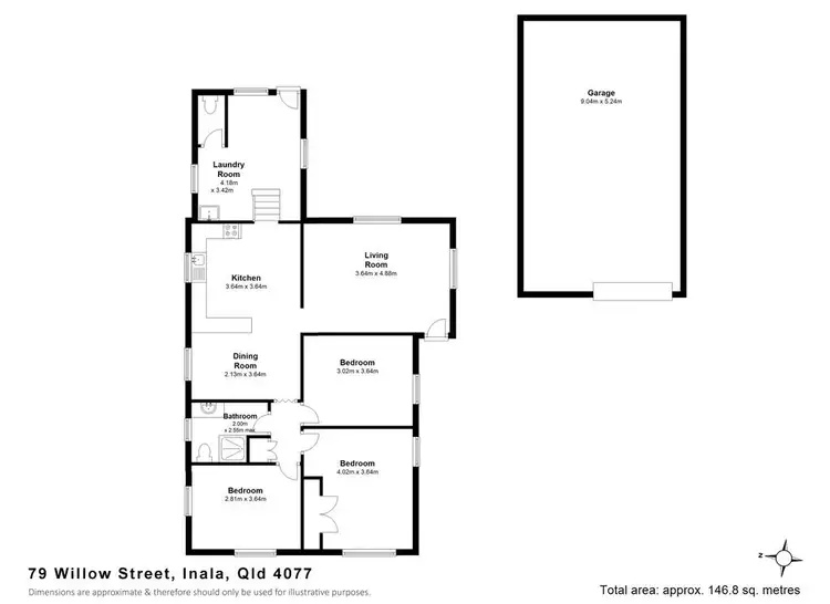 Floorplan of Homely house listing, 79 Willow Street, Inala QLD 4077