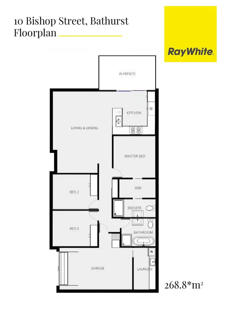 Floorplan of Homely house listing, 10 Bishop Street, Bathurst NSW 2795