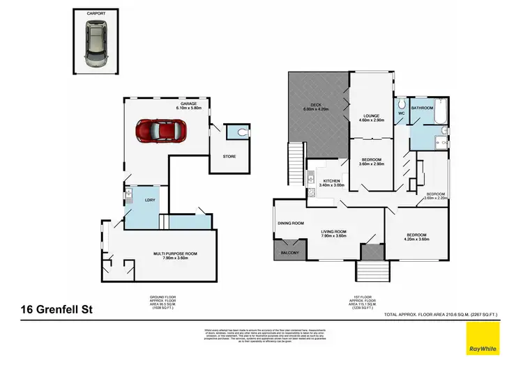 Floorplan of Homely house listing, 16 Grenfell Street, Mount Gravatt East QLD 4122