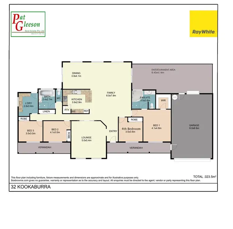 Floorplan of Homely house listing, 32 Kookaburra Avenue, Scone NSW 2337