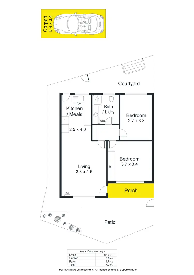 Floorplan of Homely unit listing, 3/19 Florence Street, Goodwood SA 5034