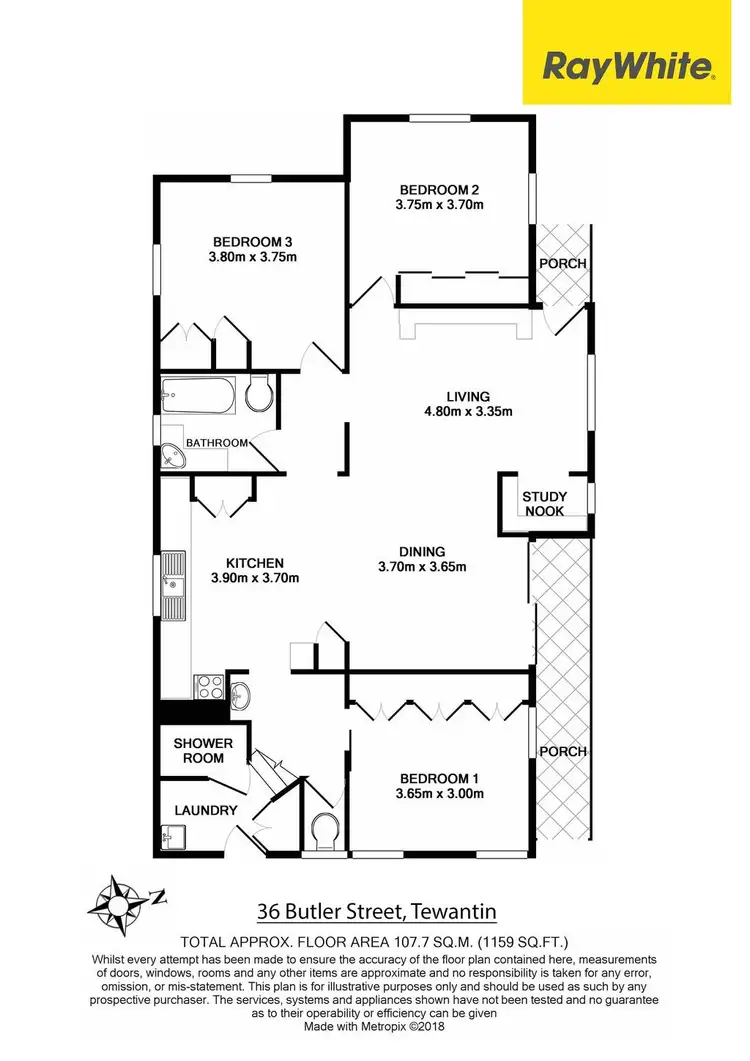 Floorplan of Homely house listing, 36 Butler Street, Tewantin QLD 4565