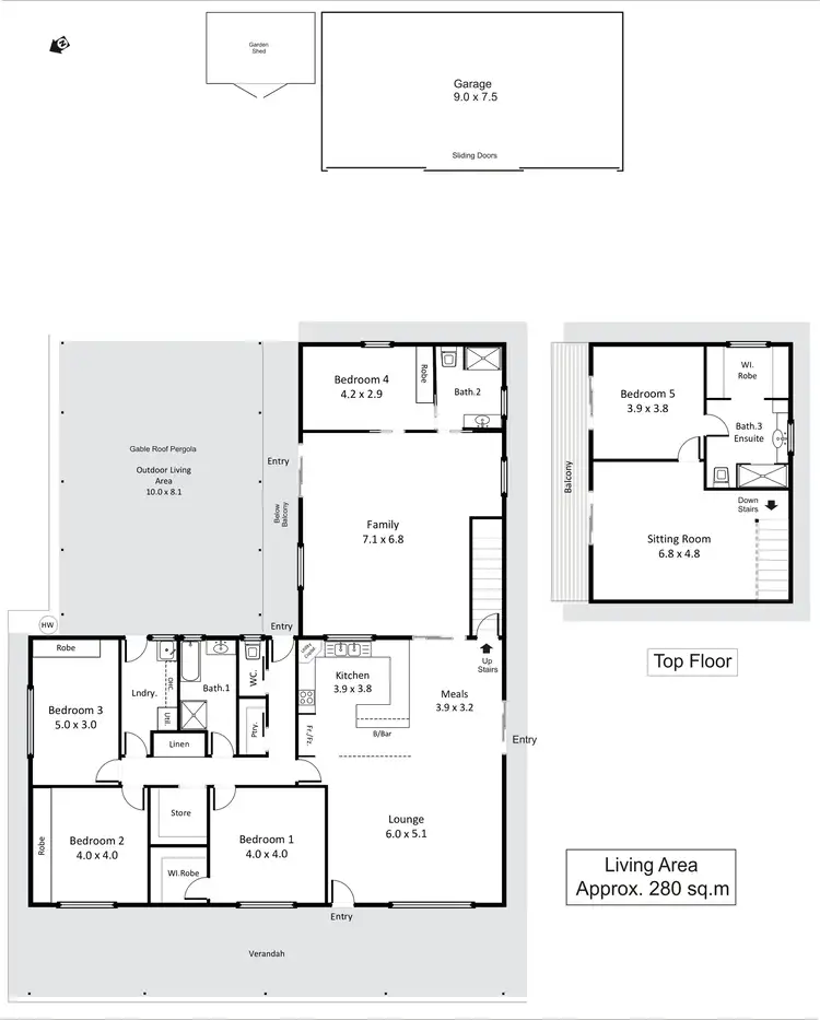 Floorplan of Homely house listing, 7 Hameister Avenue, Loxton SA 5333