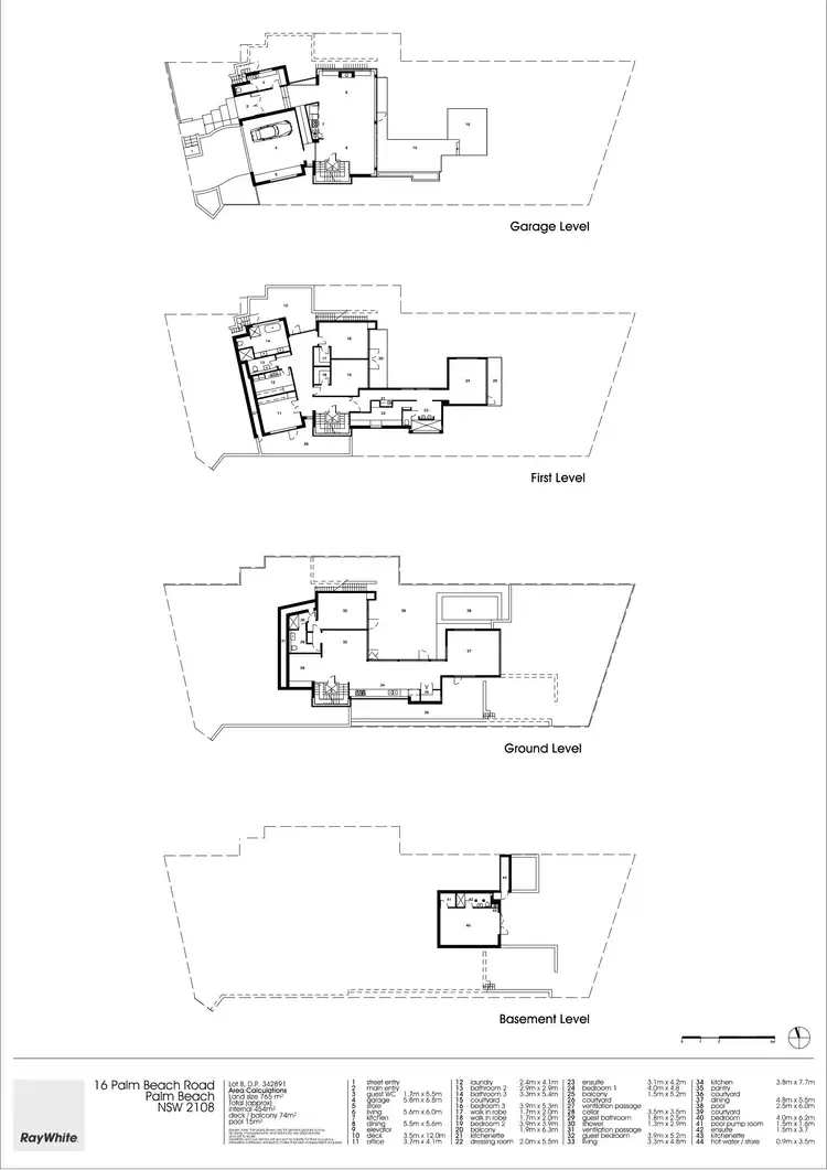 Floorplan of Homely house listing, 16 Palm Beach Road, Palm Beach NSW 2108