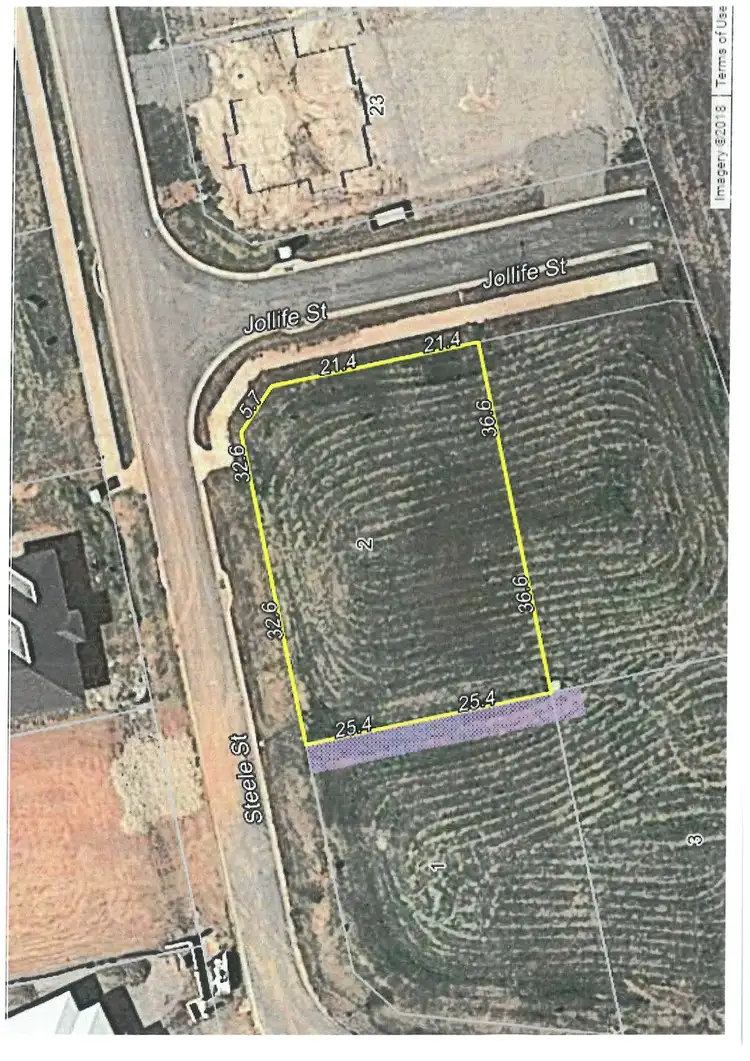 Floorplan of Homely land listing, 2 Jollife Street, Edmonton QLD 4869