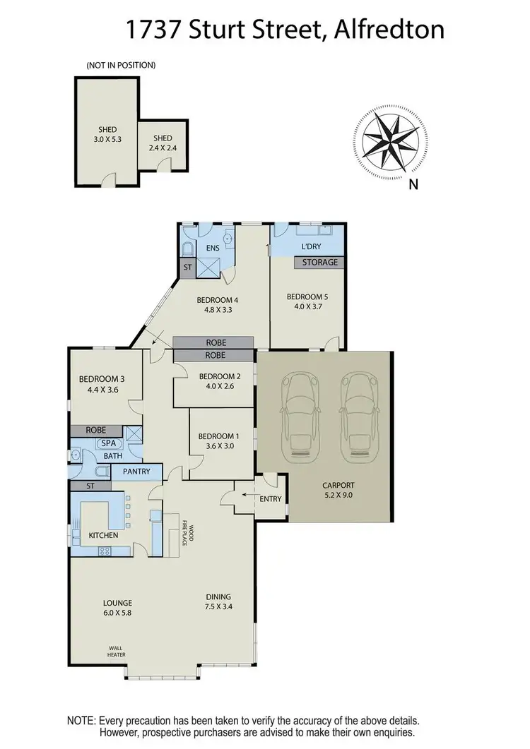 Floorplan of Homely house listing, 1737 Sturt Street, Alfredton VIC 3350