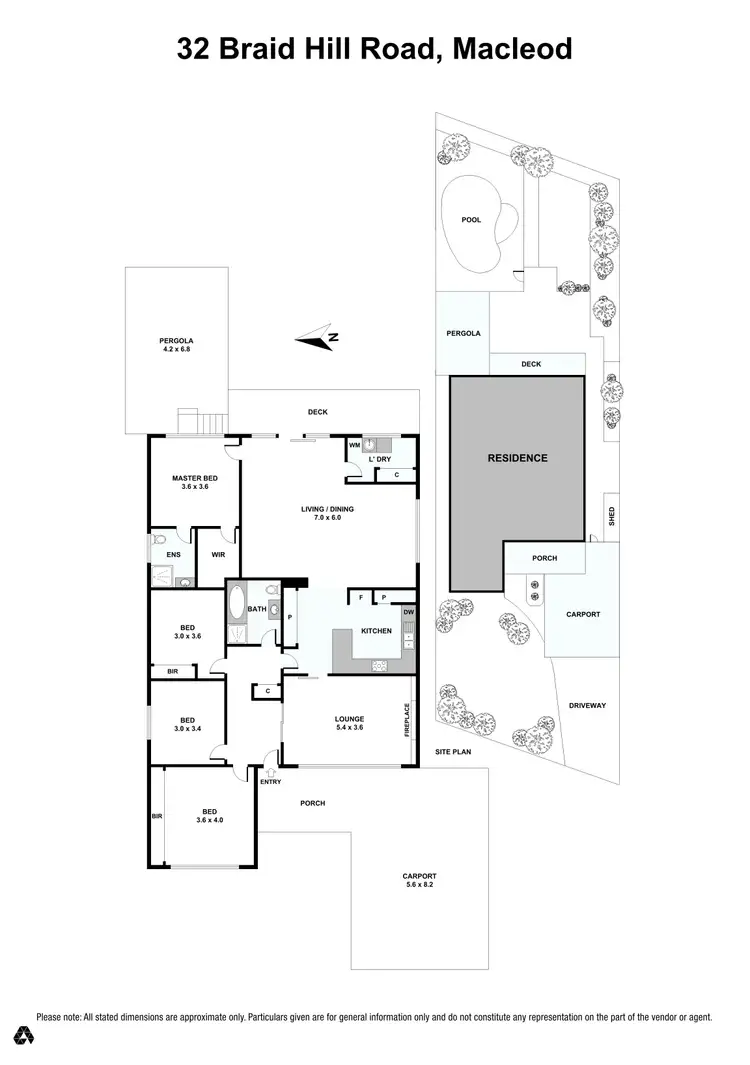 Floorplan of Homely house listing, 32 Braid Hill Road, Macleod VIC 3085