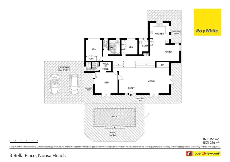 Floorplan of Homely house listing, 3 Belfa Place, Noosa Heads QLD 4567