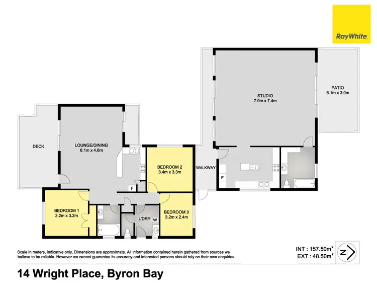 Floorplan of Homely house listing, 14 Wright Place, Byron Bay NSW 2481
